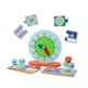 thumbnail image 4 of Reloj de educación temprana, juguetes portátiles para aprendizaje de matemáticas, material didáctico, reloj de aprendizaje cognitivo de tiempo para, 4 of 9