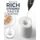 thumbnail image 3 of Milk Frother Handheld Battery, Electric Foam Maker Frother Wand, Drink Mixer with Stainless Steel Whisk for Coffee, 3 of 5