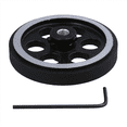 thumbnail image 1 of 6Ensemble Roue de Mesure Rotative en Caoutchouc d'Aluminium Industriel 200X6mm, 1 of 6