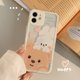 thumbnail image 5 of Funda transparente TUNC para iPhone 13 Pro Max con diseño de oso de conejo 3D, 5 of 5