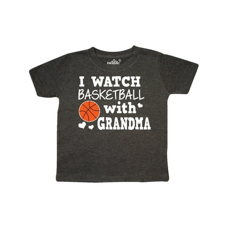 

Inktastic I Watch Basketball with Grandma Gift Toddler Boy Girl T-Shirt