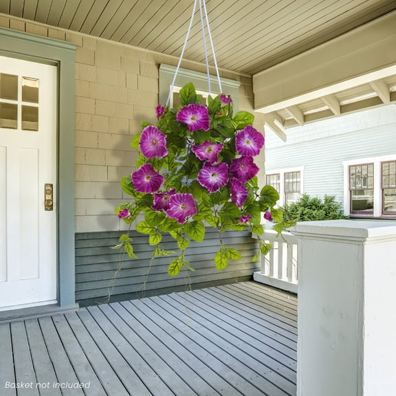 Allstate Petunia Artificial Floral Bush Spray - 20" - Orchid Purple