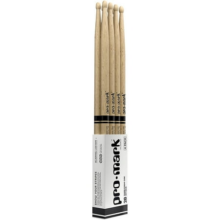 ProMark Classic Attack 2B Shira Kashi Oak Drumsticks, Oval Tip, 4-Pack
