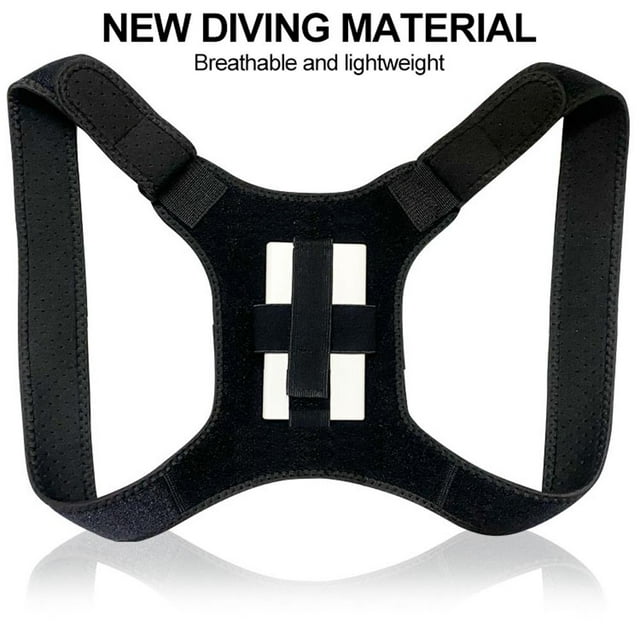 Soporte ajustable correa trasera compatible con correa trasera Corrector de postura de espalda transpirable Diseñado meticulosamente Bling Bling