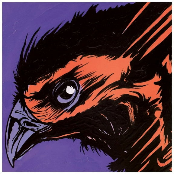 Marmont Hill Mh-Jrug-42-C-40 40" X 40" "Raven 2" Giclee Art Print On Stretched Canvas By