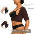 thumbnail image 3 of Women's Arm Shapewear Plus Size Compression Short Sleeve Garment U Shaped Body Shaper, 3 of 5