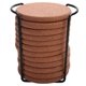 thumbnail image 1 of Cork Coasters with Lip for Drinks Absorbent Thick Rustic Saucer with Holder Heat & Water Resistant B, 1 of 5