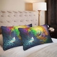 thumbnail image 2 of MKHERT Cool Extreme Surfer Movement Pillowcase Pillow Protector Cushion Cover 20x30 inch,Set of 2, 2 of 2