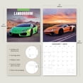 thumbnail image 3 of Red Robin 2025 Lamborghini Wall Calendar, Premium Paper, Hangable 12 Month Calendar, 3 of 4