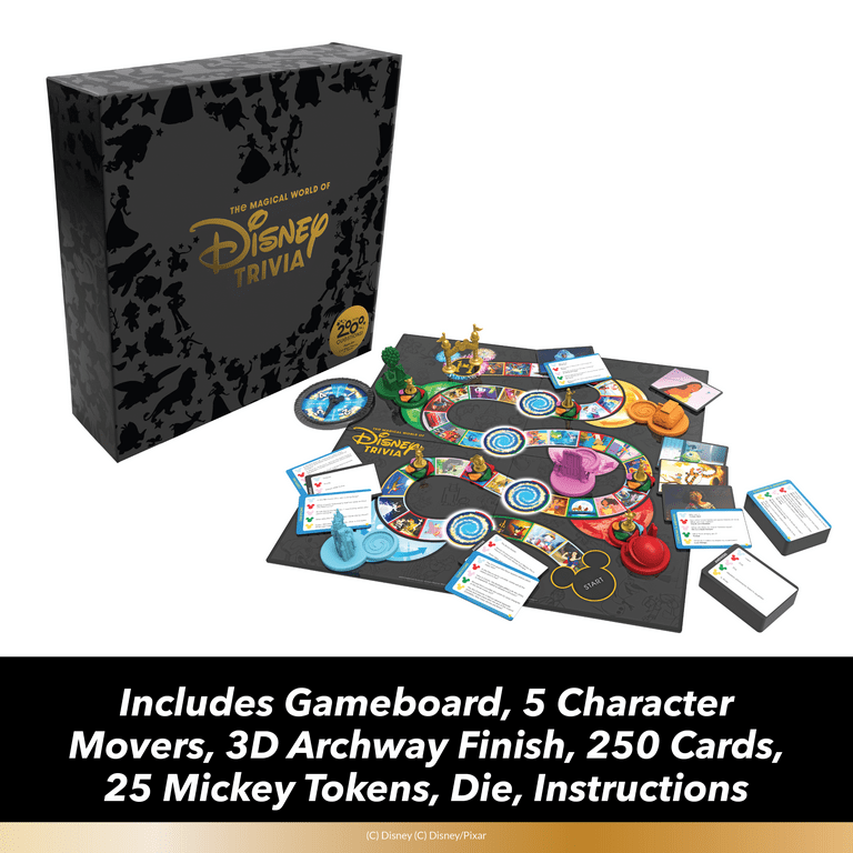 Disney The Magical World of Disney Trivia Game, Family Fun for