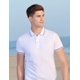 thumbnail image 5 of Polo Casual De Hombre De Color Sólido Corto, 5 of 6