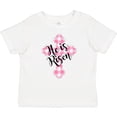 thumbnail image 3 of Inktastic He is Risen Pink Plaid Cross Boys or Girls Baby T-Shirt, 3 of 5