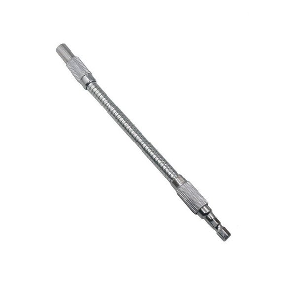 Flexible Shaft /4 Inch Hex Bit Holder Screwdriver Bit Extension Snake Bit 200mm
