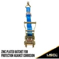 thumbnail image 4 of 1" x 15' Ratchet Strap w/ J-Hook & D-Ring - 2 Pack, 4 of 5
