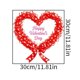 thumbnail image 3 of Pegatinas para Ventanas de San Valentín | Calcomanías Decorativas Blancas para Vidrio de 30 X 30 Cm | Decoraciones Electrostáticas Reutilizables para San Valentín, Puertas de Tiendas, Espejos y Venta, 3 of 6