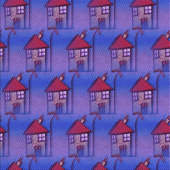 Ahgly Company Machine Washable Indoor Square Transitional Purple Amethyst Purple Area Rugs, 4' Square