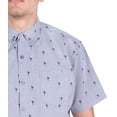 thumbnail image 6 of Men’s Flamingo Print Button Down Shirt – Tropical Short Sleeve Casual Vacation Party Top, 6 of 6