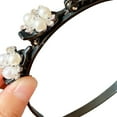 thumbnail image 4 of Meidiya Hair Headbands Fashion Double Bangs Hairstyle Hairpin Headband Double Layer Twist Plait Braided Headband Elegant Flower Clips Chic Pearl for Women Girl, 4 of 8