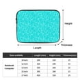 thumbnail image 3 of Sea Water Ripple Top View Textured Portable Laptop Sleeve Compatible with MacBook Air Notebook Computer Case for Men Women College School Students, 3 of 7