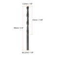 thumbnail image 2 of Uxcell 10 Pieces Twist Jobber Drill Bits 3.2mm Nitride Coated High Speed Steel (HSS) 4241, 2 of 5