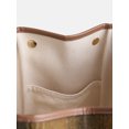 thumbnail image 4 of Free Assembly Women’s Plaid Medium Tote Handbag, Yellow, 4 of 5