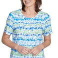 thumbnail image 4 of Alfred Dunner Womens Tie Dye Chicklet Tee, 4 of 4