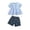 A01-ZBE Light Blue, variant on Xyant Toddler Baby Girl Clothes Long Sleeve Pullover Sweatshirt Stretch Jogger Pants Fall Winter Cow Print Outfits (Black,18-24 Months)