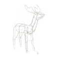 thumbnail image 2 of Benjara Meyi 3pc Outdoor Reindeer Family Christmas Decoration-229 Warm White LED, 2 of 9