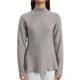 thumbnail image 1 of Suéter de Larga con Cuello Alto y Volantes para Mujer, Colección Otoño 2025 Gris M, 1 of 8