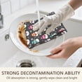 thumbnail image 5 of 2 Pcs Funny Kitchen Towels,Gray Christmas Snowman Pattern Microfiber Dish Towels,Kitchen Tea Towels,Kitchen Towel Set (18" X 26"), 5 of 7