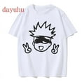 thumbnail image 4 of Camiseta Manga Anime japonés Jujutsu Kaisen camiseta gojo satoru Tops Yuji Itadori camisetas gráficas Cool camiseta Unisex 90s, 4 of 5