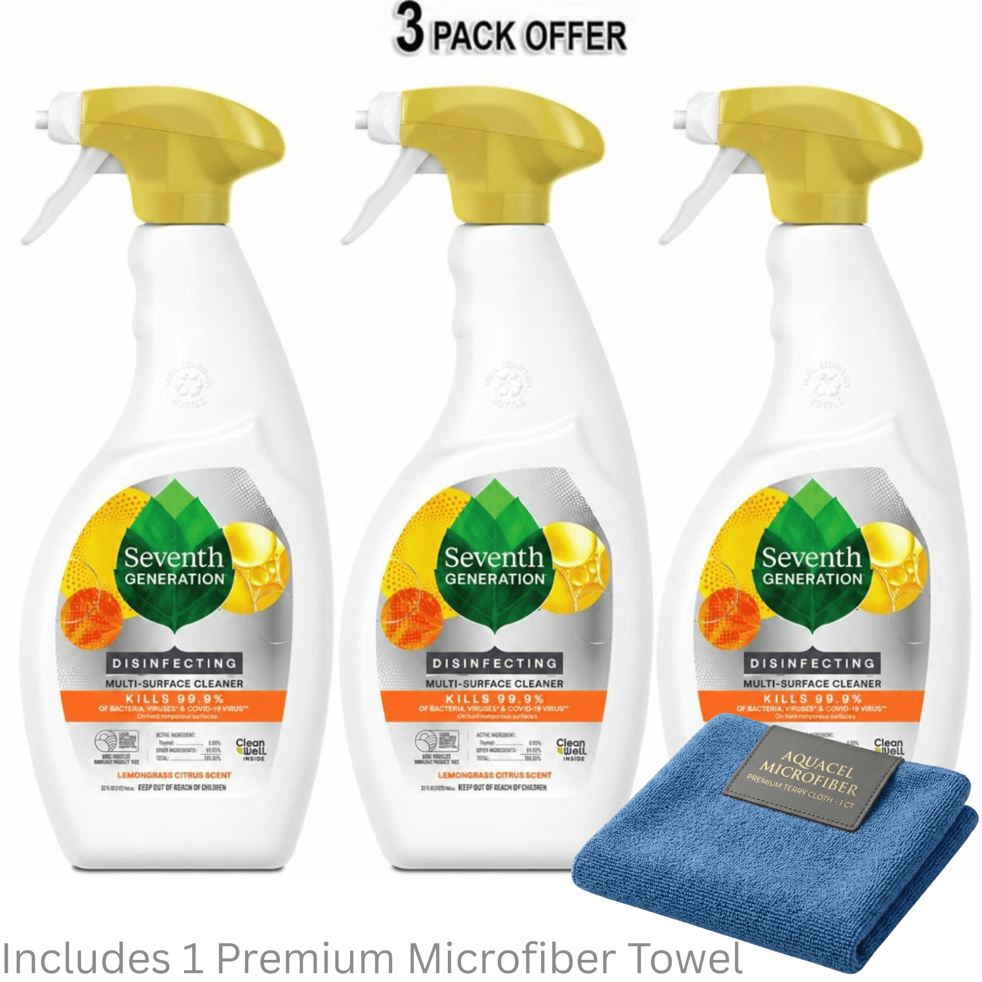 Seventh Generation Multi Surface All Purpose Cleaner, Lemon