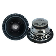 Lanzar Vibe 12" 1600 Watt Dual 4 Ohm Chrome Subwoofer