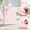 Pink Bow, variant on 150 Sheets Blue Flower Decorative Stationery Printer Paper, 8.5x11 Inch