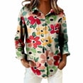 thumbnail image 6 of Endives Womens Button Down Shirts Long Sleeve Blouse Workout Wear Fashion Shirts Womens Top Spring Outfit, 6 of 6
