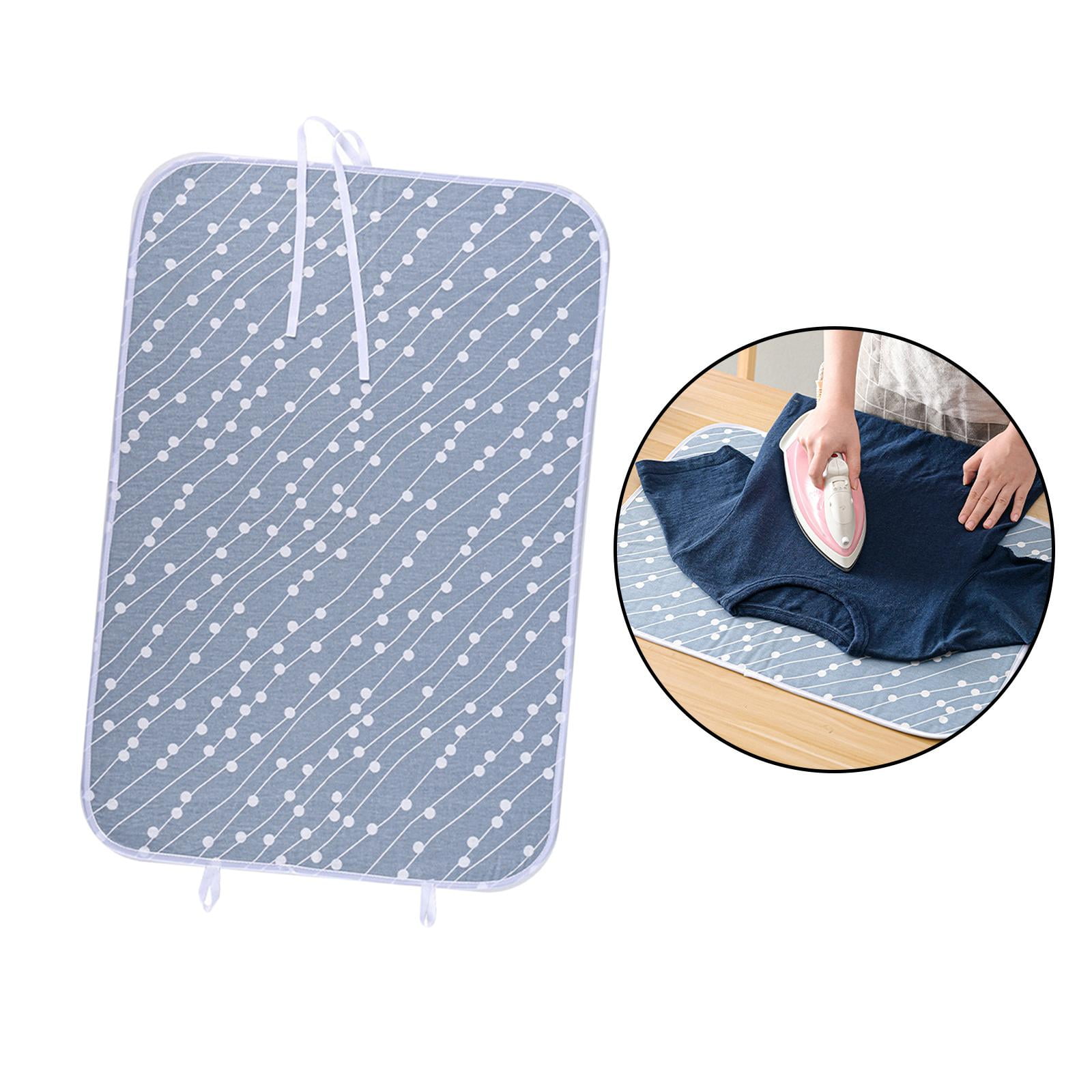  Yosoo Portable Ironing Blanket Ironing Mat Heat Resistant Pad  Cover for Washer Dryer Table Top Countertop Ironing Board for Small Space :  Home & Kitchen