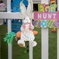 thumbnail image 3 of GUOOL Easter Bunny Figurine Creative Easter Decoration for Bookshelf Table Cabinet Female, 3 of 8