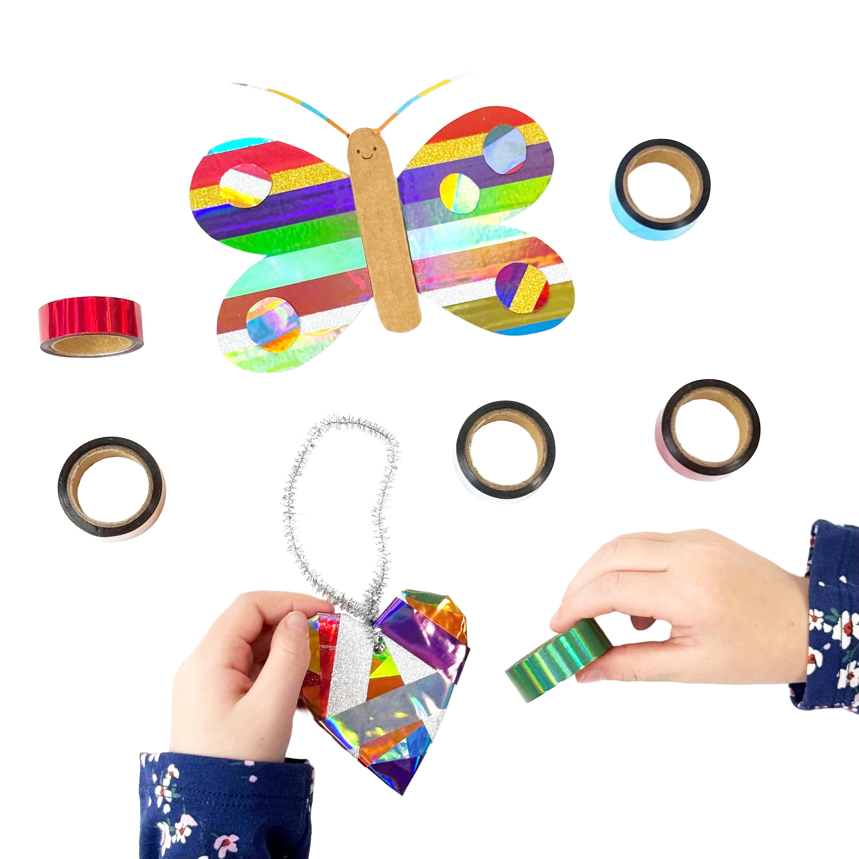 Hello Hobby Shimmer Washi Tape, 11 Rolls