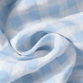 thumbnail image 4 of FRSASU Girl's Summer Gingham Bubble Pants Casual Plaid Elastic Waist Long Bloomers Trousers Lounge Bottoms Sweatpants Light Blue, 4 of 5