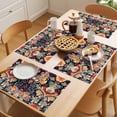 thumbnail image 5 of Mexican Watercolor Placemats Set of 12, Flower Texture Modern Abstract Design Pattern Non-Slip Place Mats Washable Table Mats for Kitchen Dining Table Decorations Indoor/Outdoor, 5 of 9