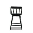 thumbnail image 5 of Jennifer Taylor Home Breda 25.5" Turned Bubble Spindle Low-Back Wood Counter Stool, Black, 5 of 8
