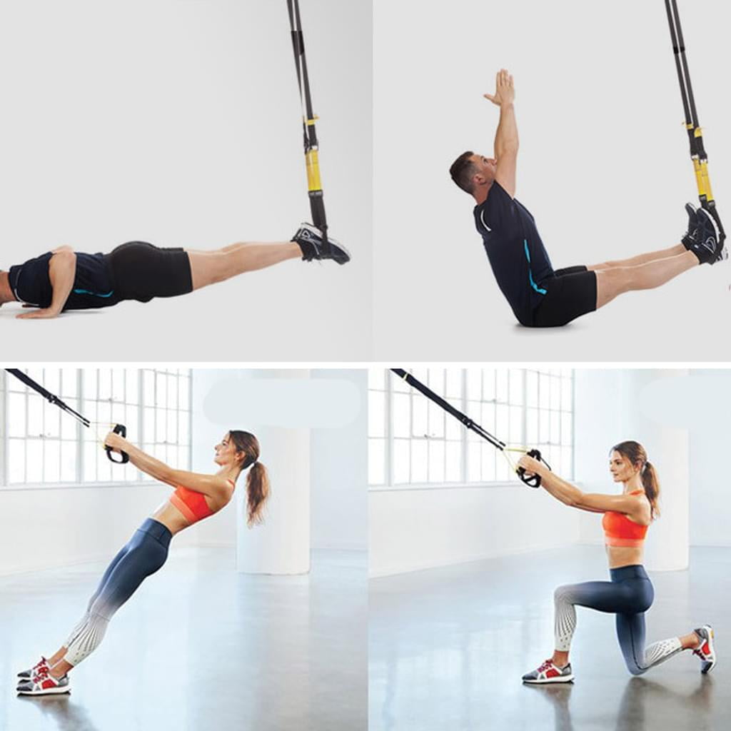 Funavi Suspension System Training Kit Professional Gym Fitness Training Straps For Home Gym Workout