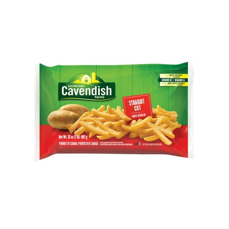 Cavendish Farms Straight Cut French Fried Potatoes, 0g Trans Fat, 32oz Bag (Frozen)
