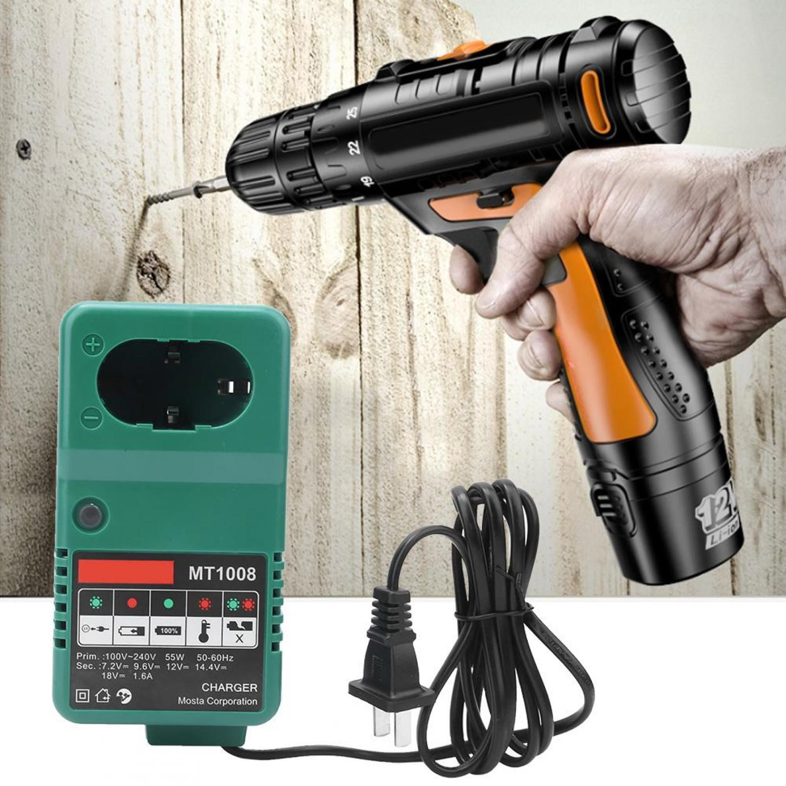 18V 2G Drill Driver + 200mA Charger + 2 Batteries