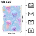 thumbnail image 4 of joogoo Spiral Journal Notebook Jellyfish and Starfish College Ruled Notebooks 8.3" x 5.7" 2 PCs, 4 of 8