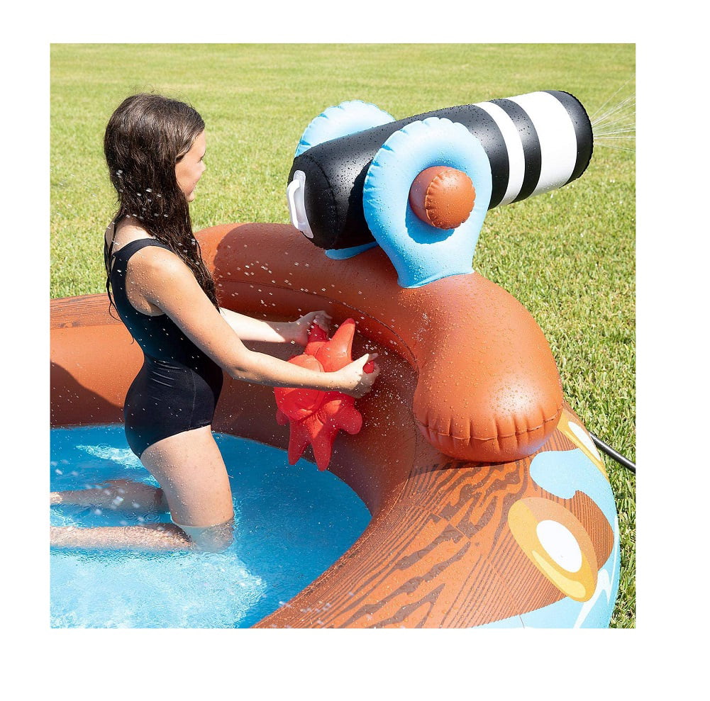 SUN PLEASURE FIRE ENGINE BOAT HOSE CANNON WATER SPRAYER INFLATABLE SWIMMING POOL 