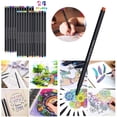 thumbnail image 2 of Wovilon 24 Pc Metallic Markers Paints Pens Art Glass Paint Writing Markers Diy 24Ml, 2 of 9