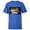 Royal, variant on Star Wars The Mandalorian Ahsoka Tano Lightsaber Battle - Short Sleeve T-Shirt for Kids - Customized-White