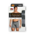 thumbnail image 3 of Fruit of the Loom Men's Crafted Comfort Boxer Briefs, 3-Pack, 3 of 16