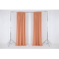 thumbnail image 3 of Solid Poplin Window Curtain or Photography Backdrop 58" Wide - Peach, 3 of 5